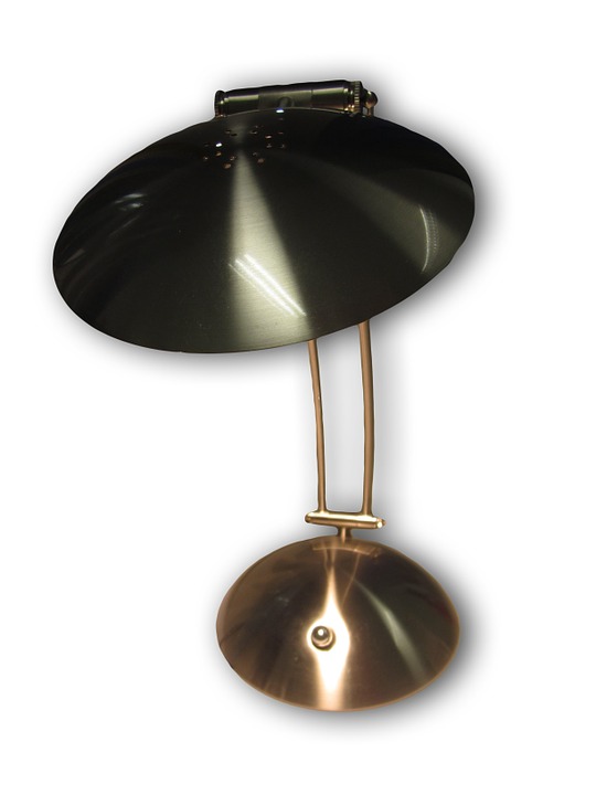 Bordlampe i metal